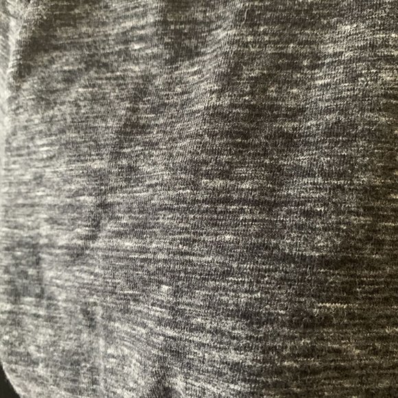 J. Jill Pure Charcoal Gray Knot Draped Back l/s Stretch Shirt knot back size M - Picture 4 of 11